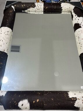 Drexel Heritage Cow Leather Mirror